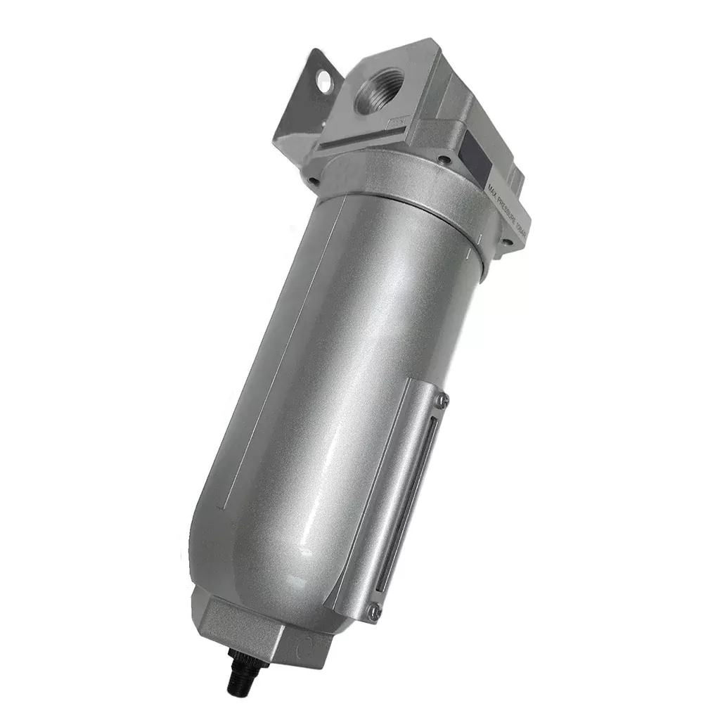 1" Compressed Air In Line Moisture Water Filter Trap and Float Style Auto Drain