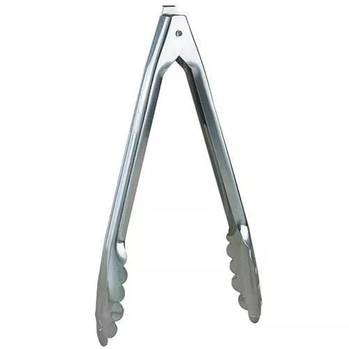 10in Stainless Steel Tongs