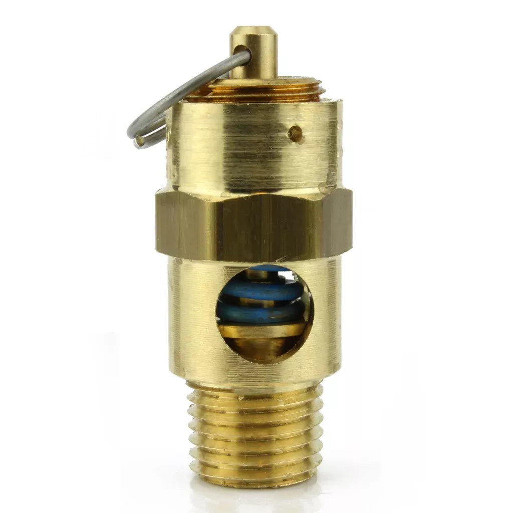 115 PSI 1/4" Male NPT Air Compressor Pressure Relief Safety Pop Off Valve