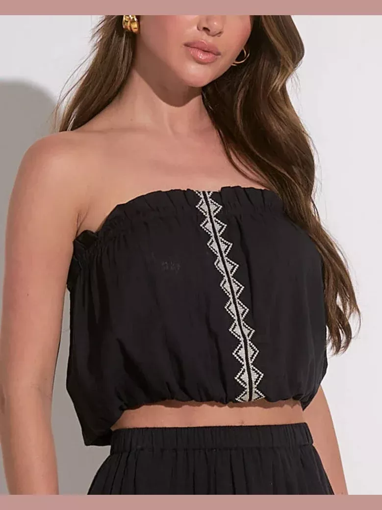 11Top Strapless Emb