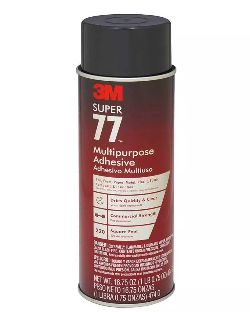 3M 77-24 Super 77 Multipurpose Spray Adhesive, 16.75 Oz