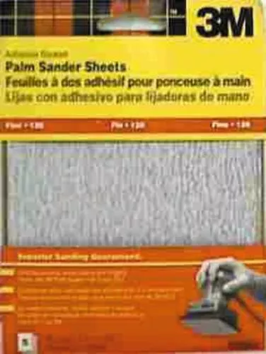 3M 9209 "Adhesive Backed" Sandpaper 4.5''X4.5'' Fine