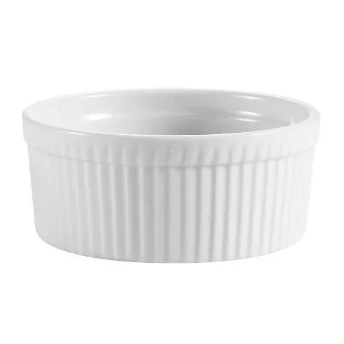 64oz Souffle Dish - White