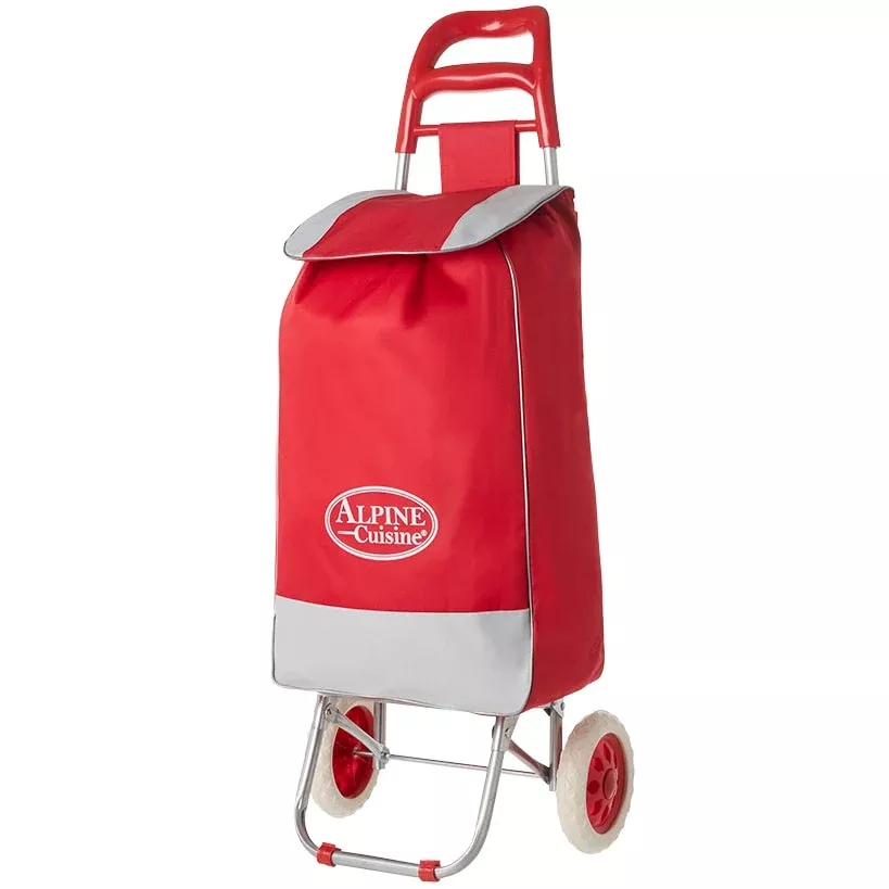 Alpine Cuisine Shopping Cart with Bag and Wheels