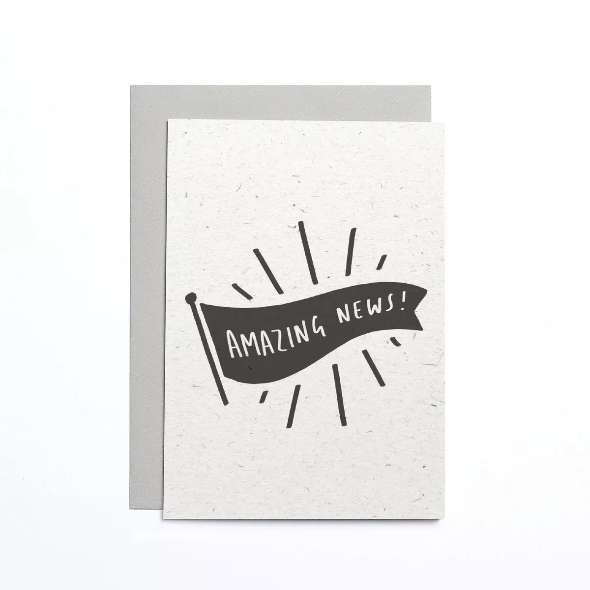 Amazing News Flag Small Card