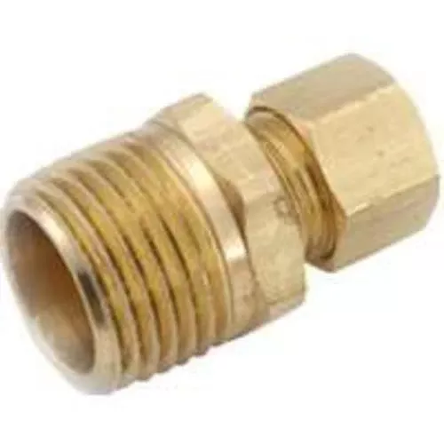 Anderson Metal 750068-1408 Brass Connector, 7/8" x 1/2"