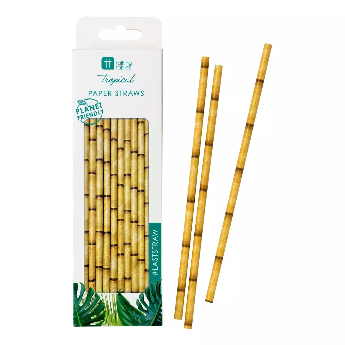 Bamboo style paper straws