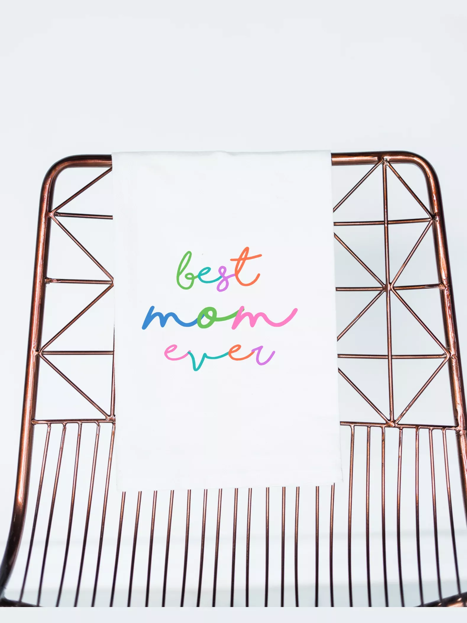 Best Mom Ever Colorful Gift Towel