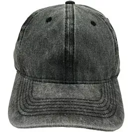 Black Caps - Blank Vintage Dad Hats