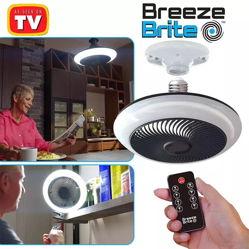 Breeze Brite Fan with LED Light