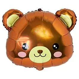Brown Bear Flying Foil Balloons | 50 pcs