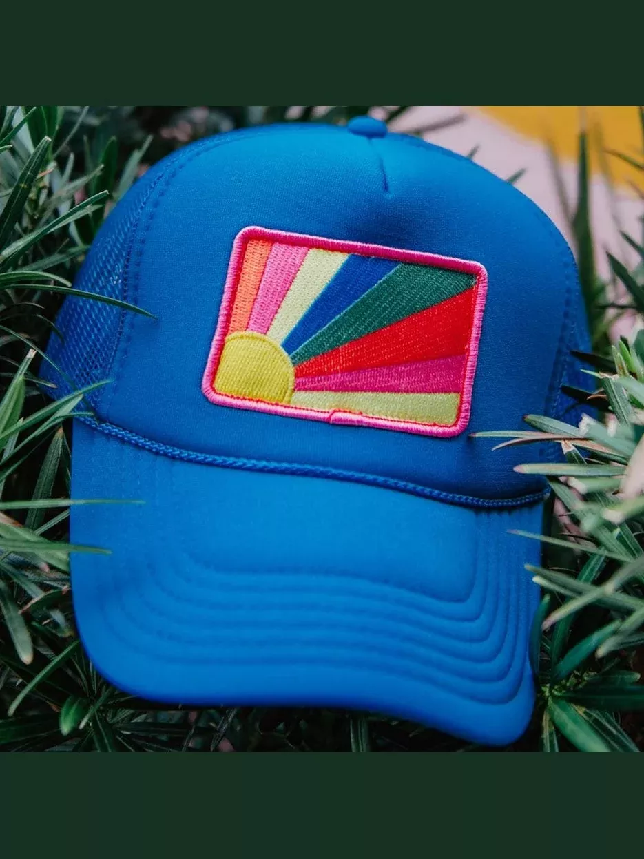 Bursting Sunshine Patch Foam Trucker Hat