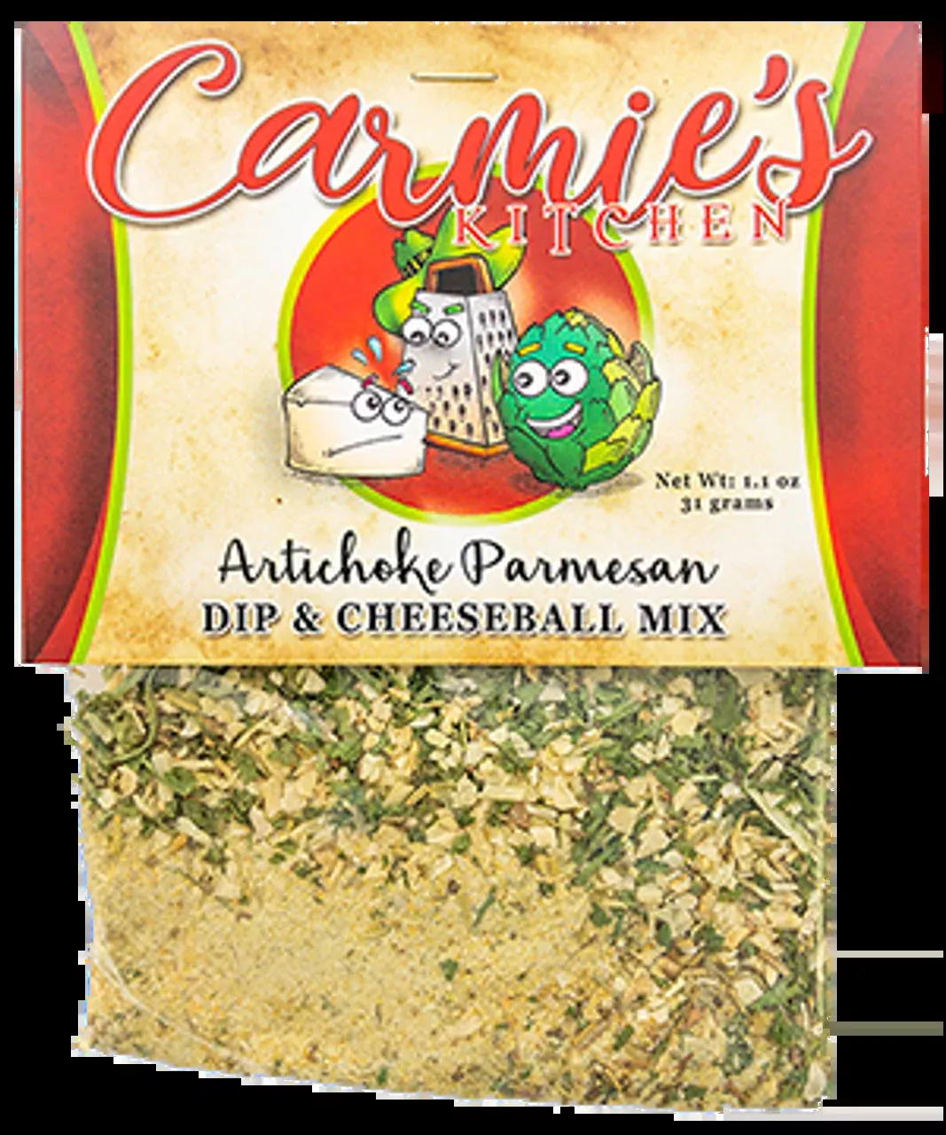 Carmie's Kitchen - Artichoke Parmesan Dip Mix