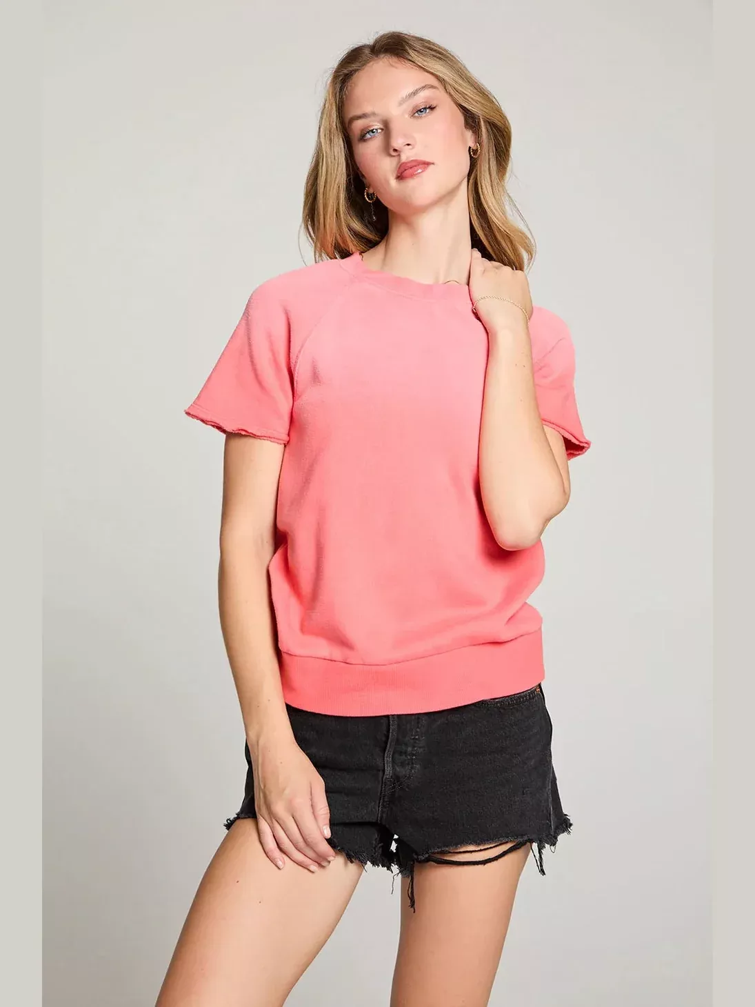 Cheyenne Electric Coral Pullover Tee