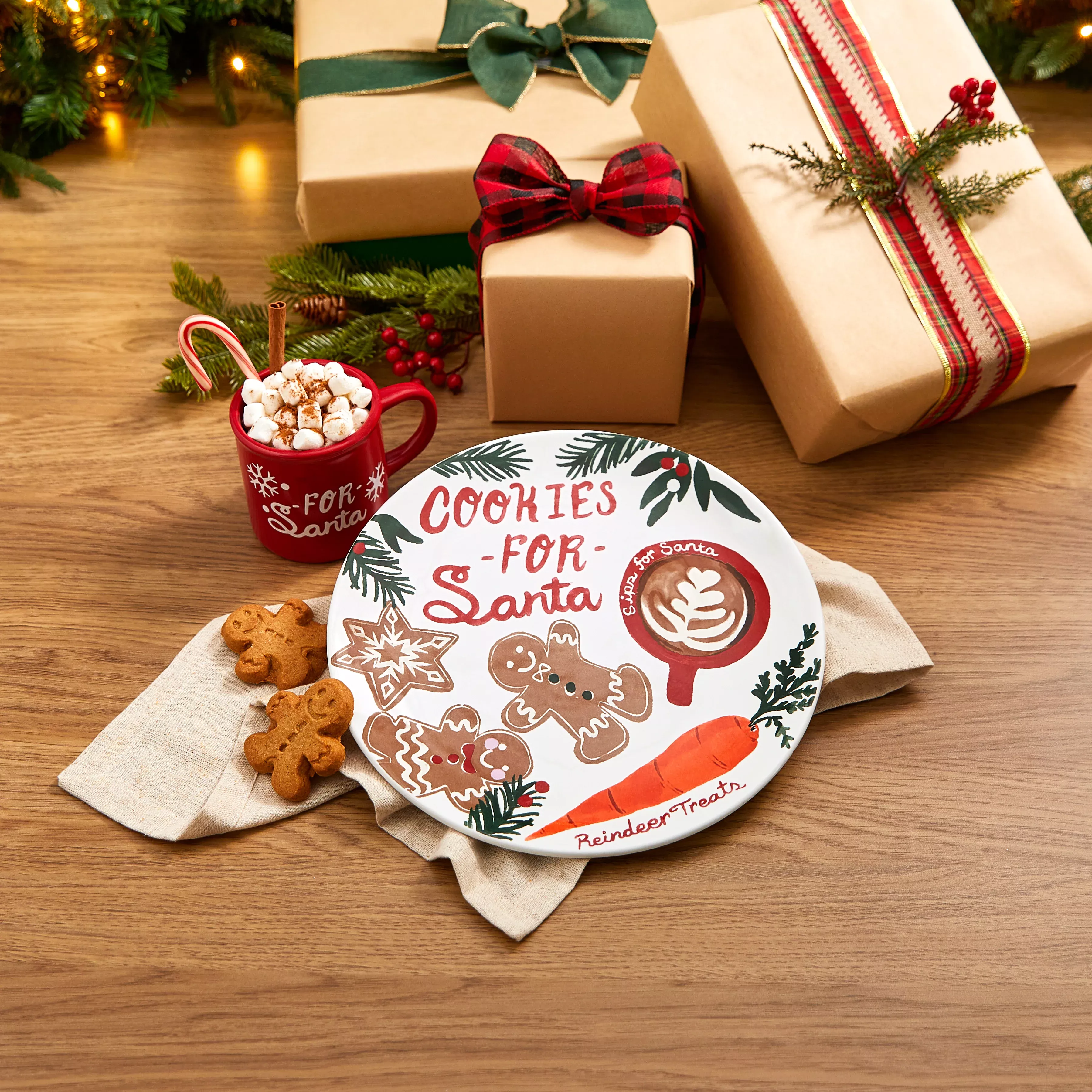 Cookies for Santa Plate and Mug Set