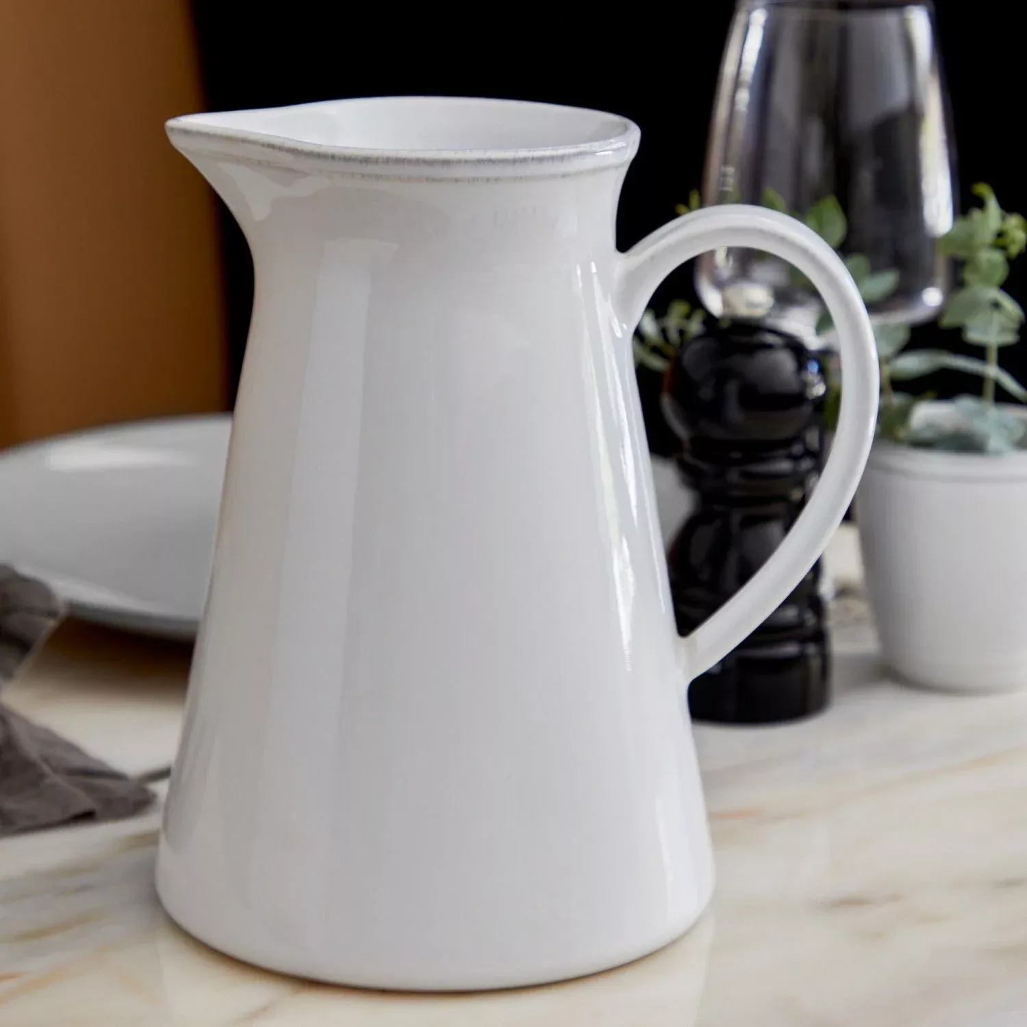 Costa Nova - Friso Pitcher, White
