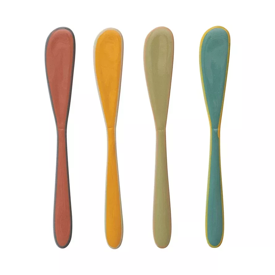 Creative Co-op - Enameled Stainless Steel Spreader