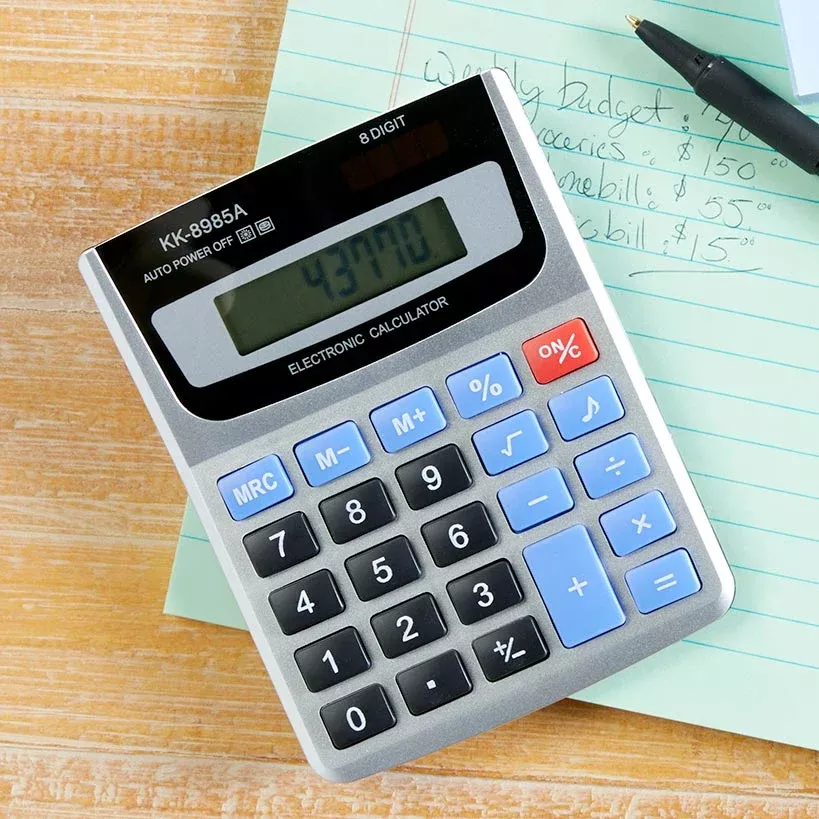 Desk Calculator 8 Digit with Sound Function