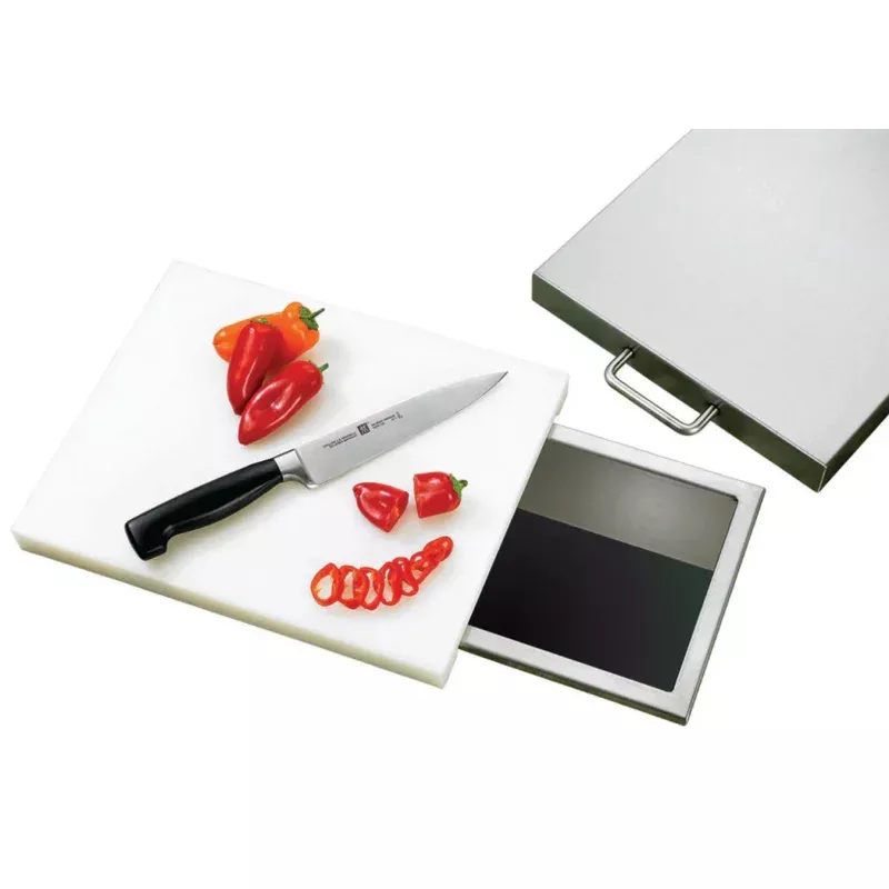 **DISCONTINUED** TrueFlame: 14 Trash Chute with Cutting Board & Lid