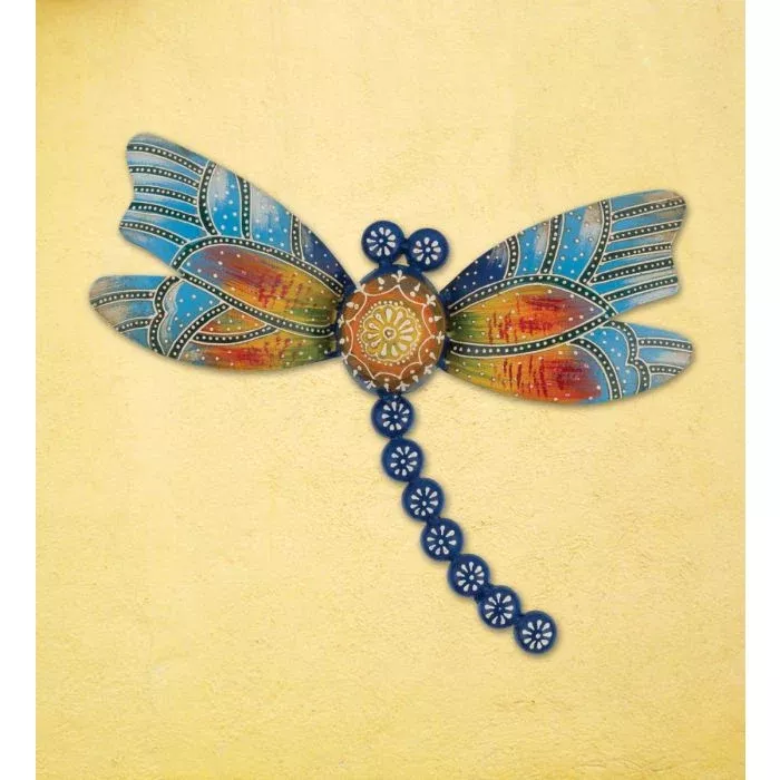 Dragonfly Wall Decor - Blue Multi