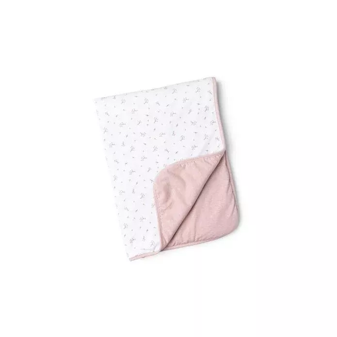 Dream Flower Pink Organic Cotton Blanket