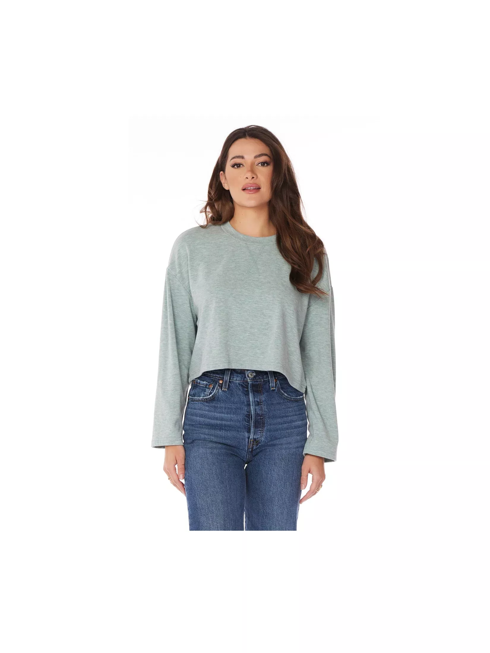Drop Shoulder Pullover Top