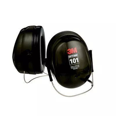 Earmuffs - 3M PELTOR Optime 101 Earmuffs, Behind-the-Head, (Case of 10 pairs), H7B
