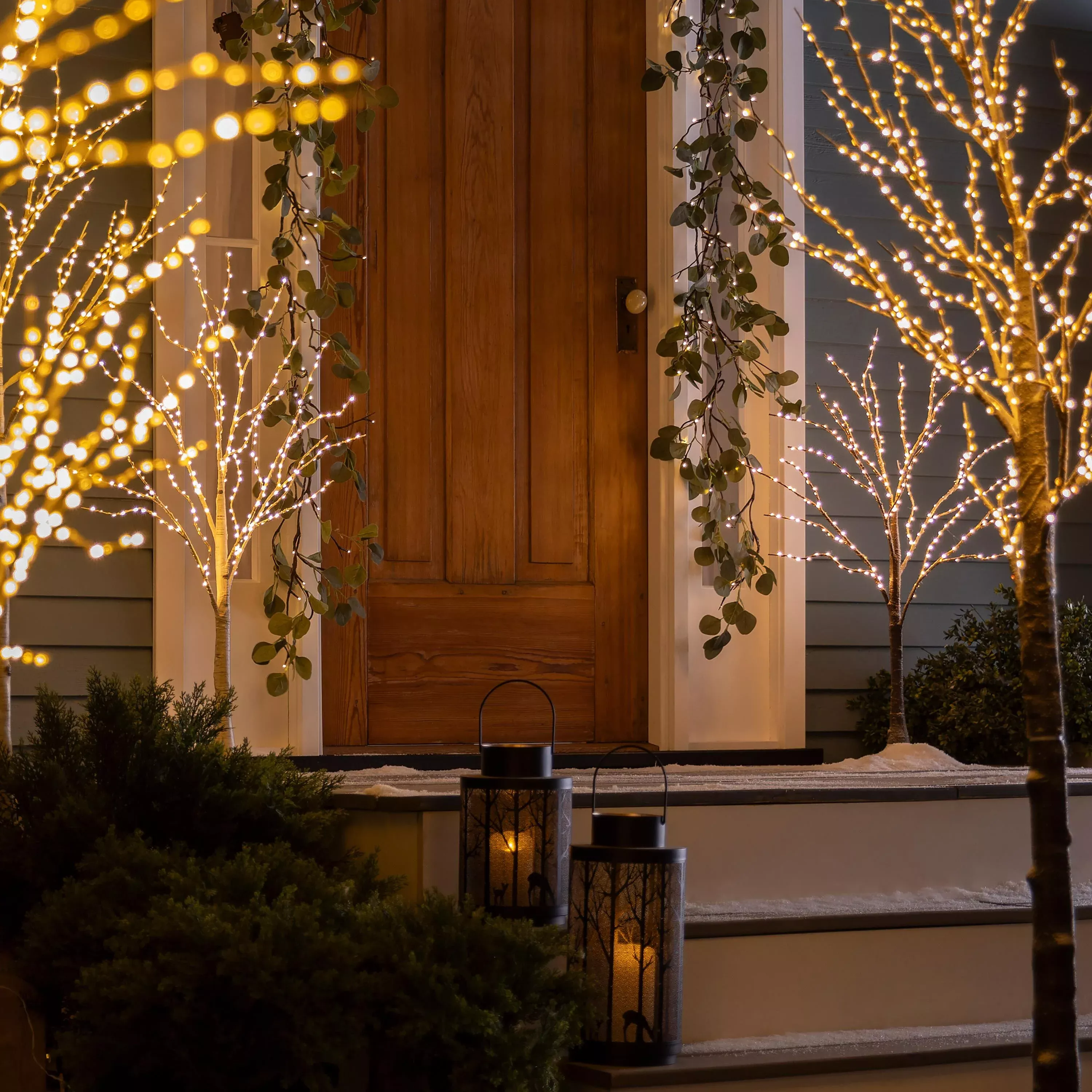 Extra Large Indoor/Outdoor Birch Tree with 750 Warm White Lights