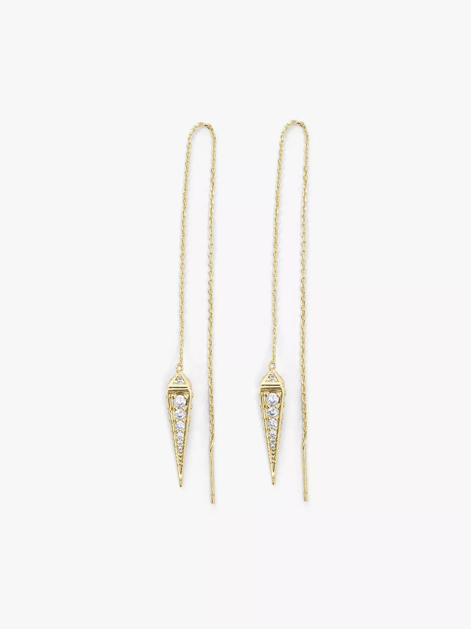 Gabriella Pave Threader Earrings