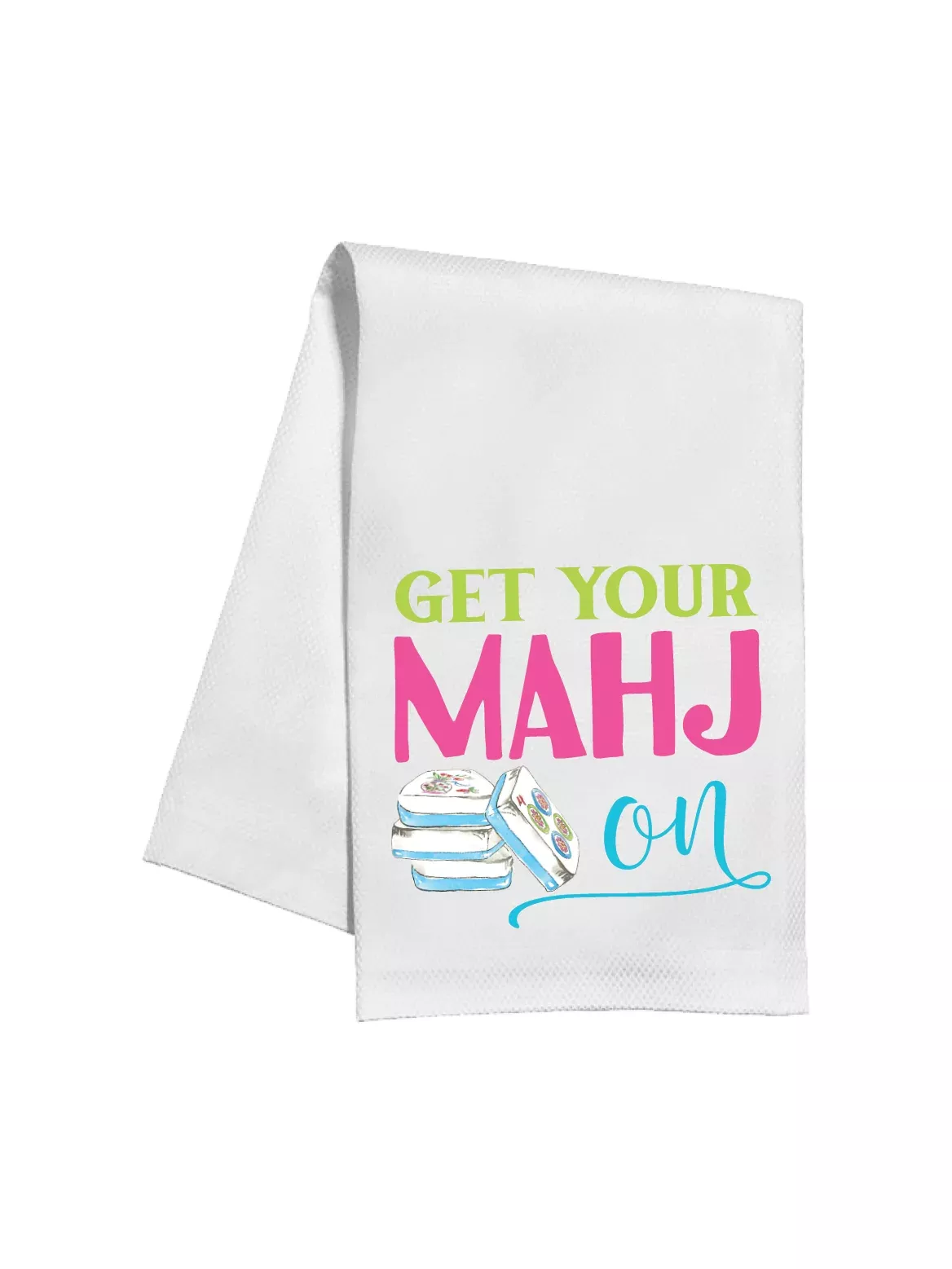 Get Your Mahj On Kitchen Towel