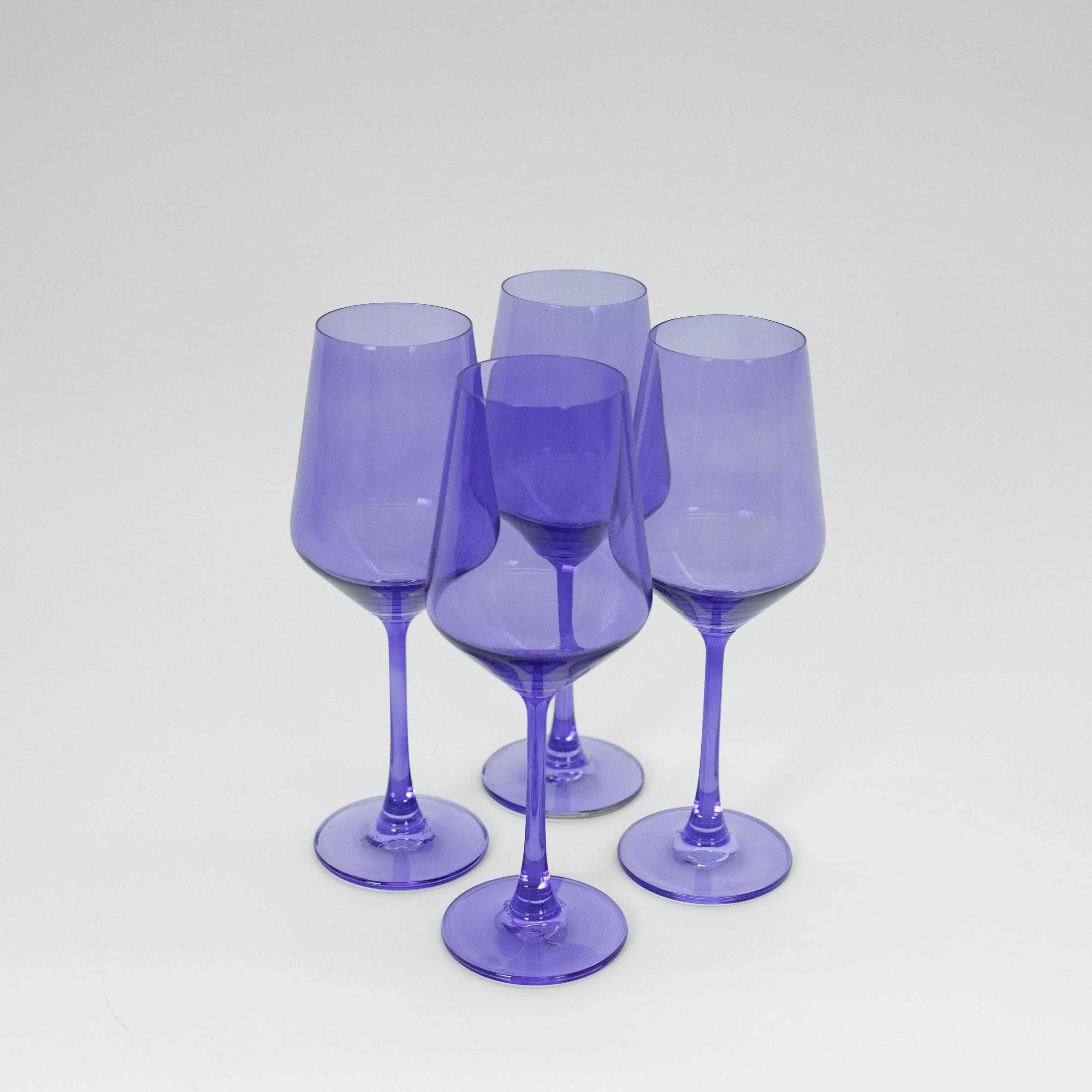 glasshauseco Veri Peri Purple - Colored Wine Glass