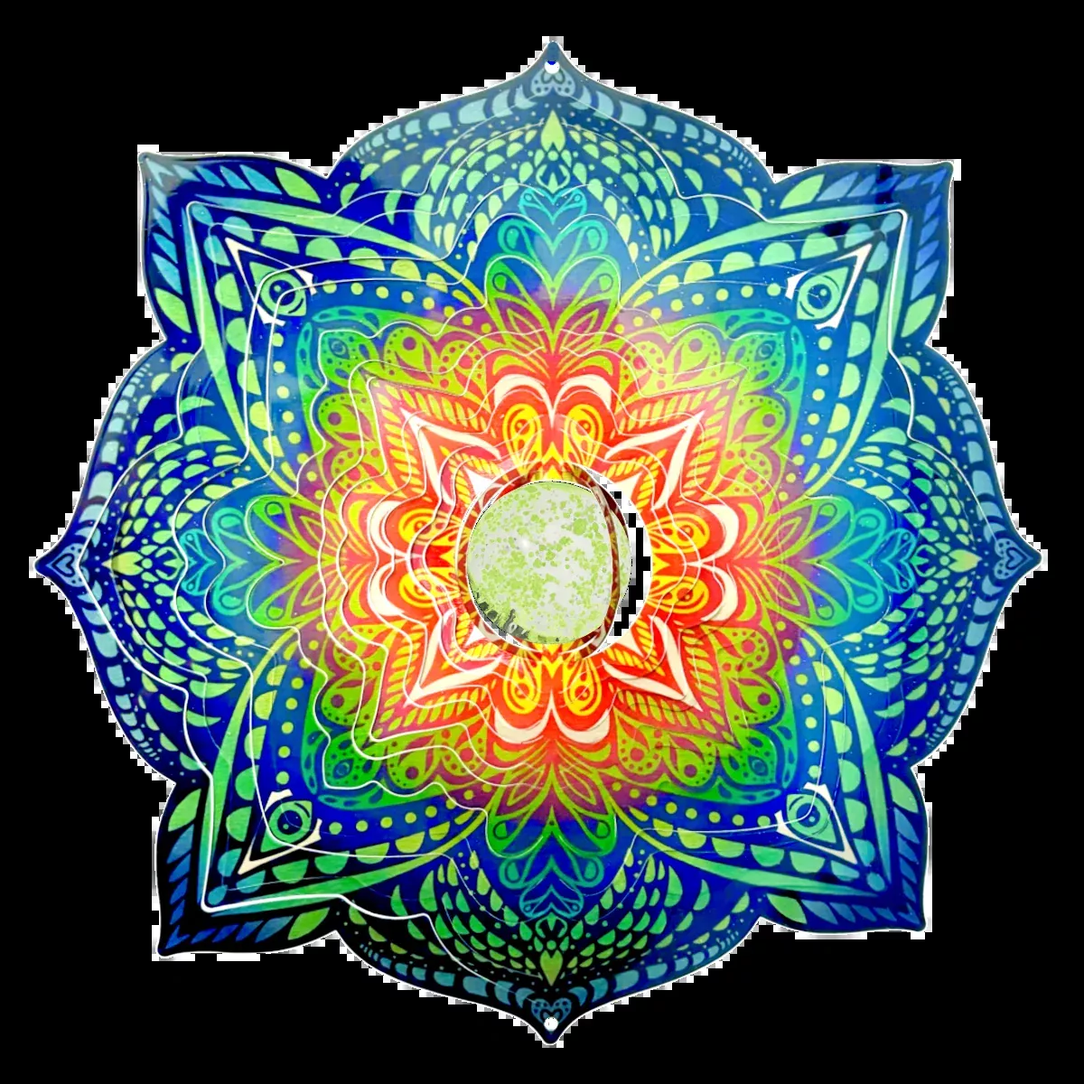 Glow Mandala - Large Wind Spinner
