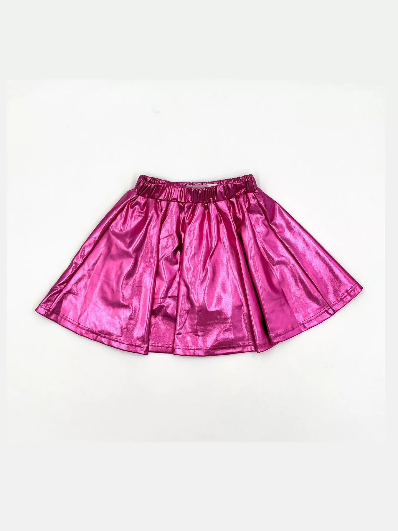 Hot Pink Metallic Skirt