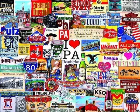 I Love Pennsylvania 1,000-Piece Puzzle