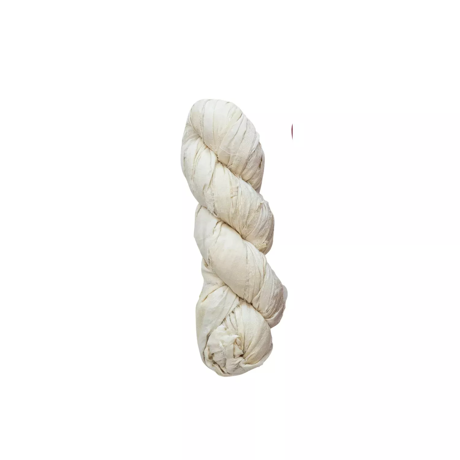 Ivory Recycled Silk Ribbon
