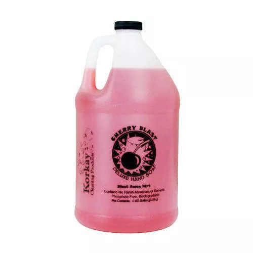 Korkay Cherry Blast Deluxe Hand Soap with Pumice, 1 gal Bottle