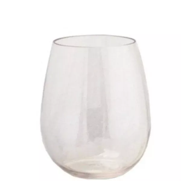 LeadingWare 16 oz Plastic Stemless Wine Glass