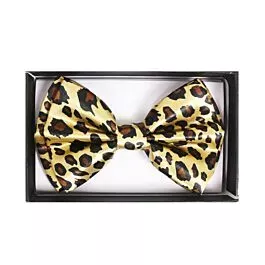 Leopard Patterned Bowtie