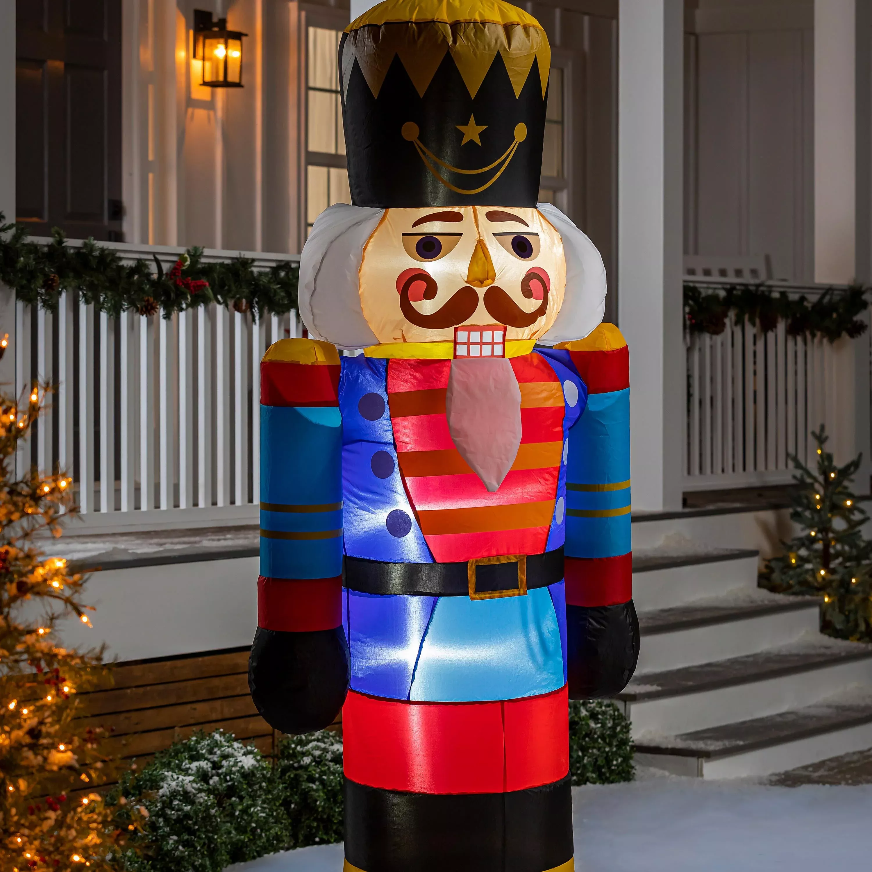 Lighted Nutcracker Christmas Inflatable