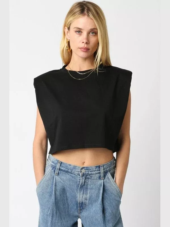 Lila Cropped Top