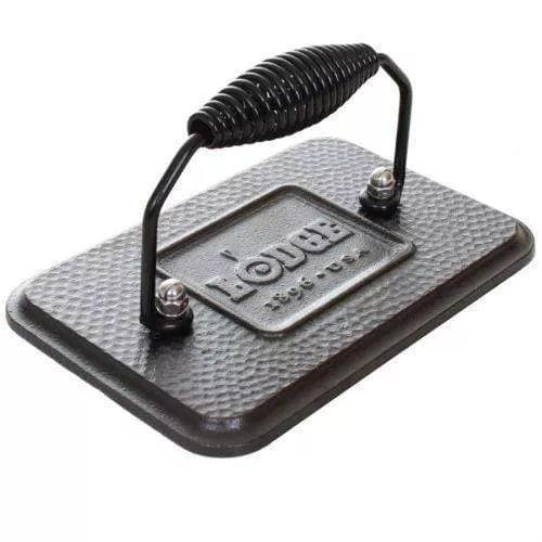 Lodge Pro Logic Cast Iron Rectangular Grill Press