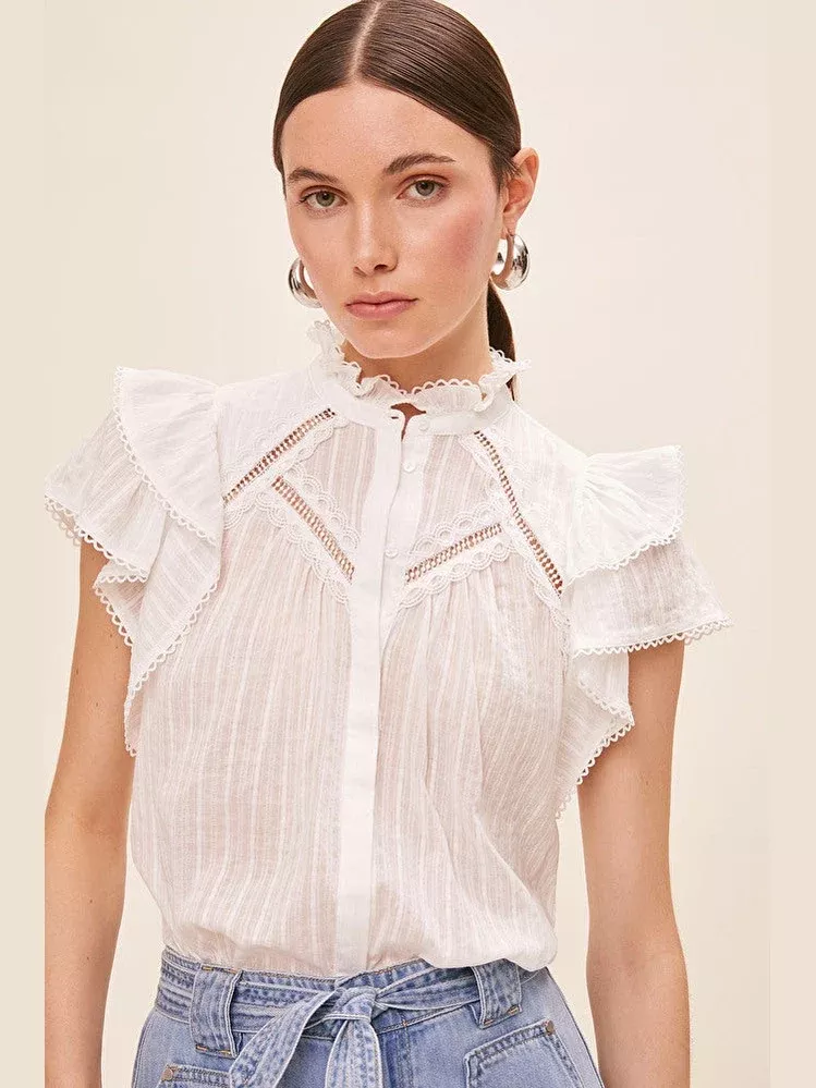 Ludy Top - Blanc Casse