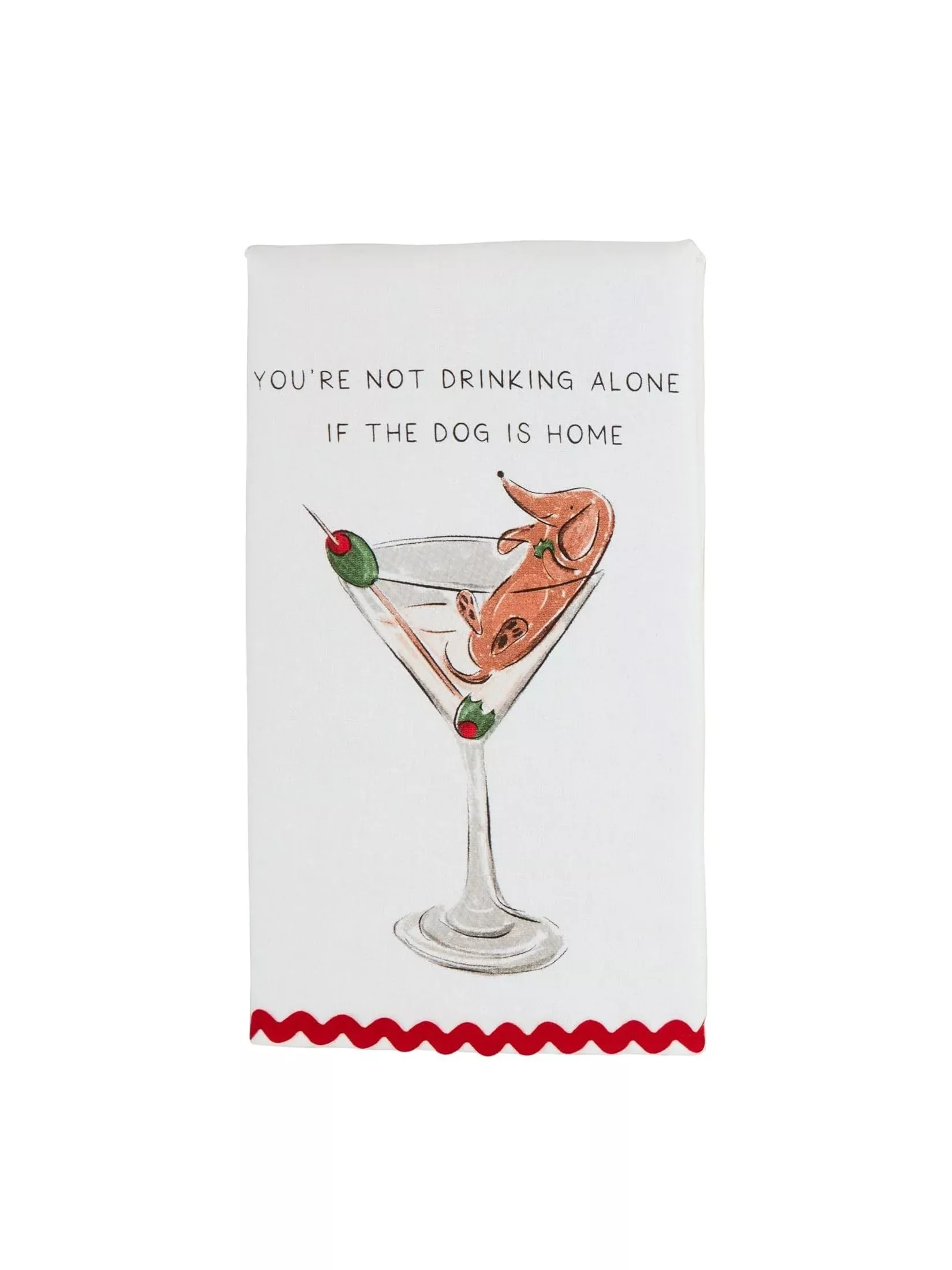 "Martini Dog" Towel