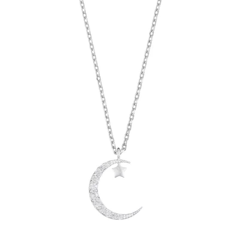 Moon & Star Necklace