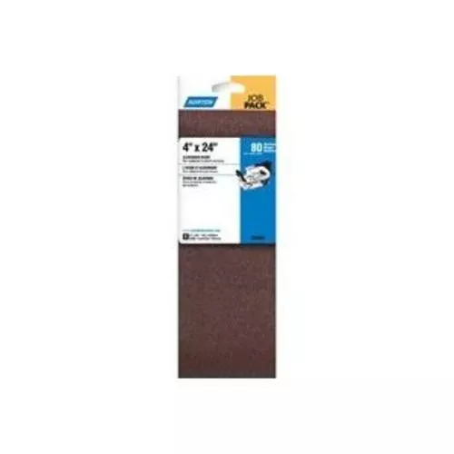 Norton 02069 High Speed Sanding Belt, 4" x 24", 80 Grit