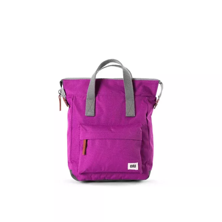 Ori London - Small Bantry B Backpack, Violet Recycled Canvas