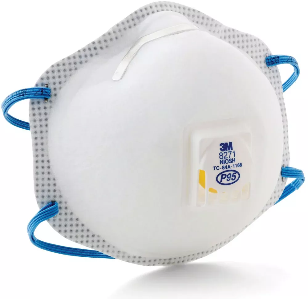 Particulate Respirator/ Face Mask - 3M P95 (Box of 10), 8271