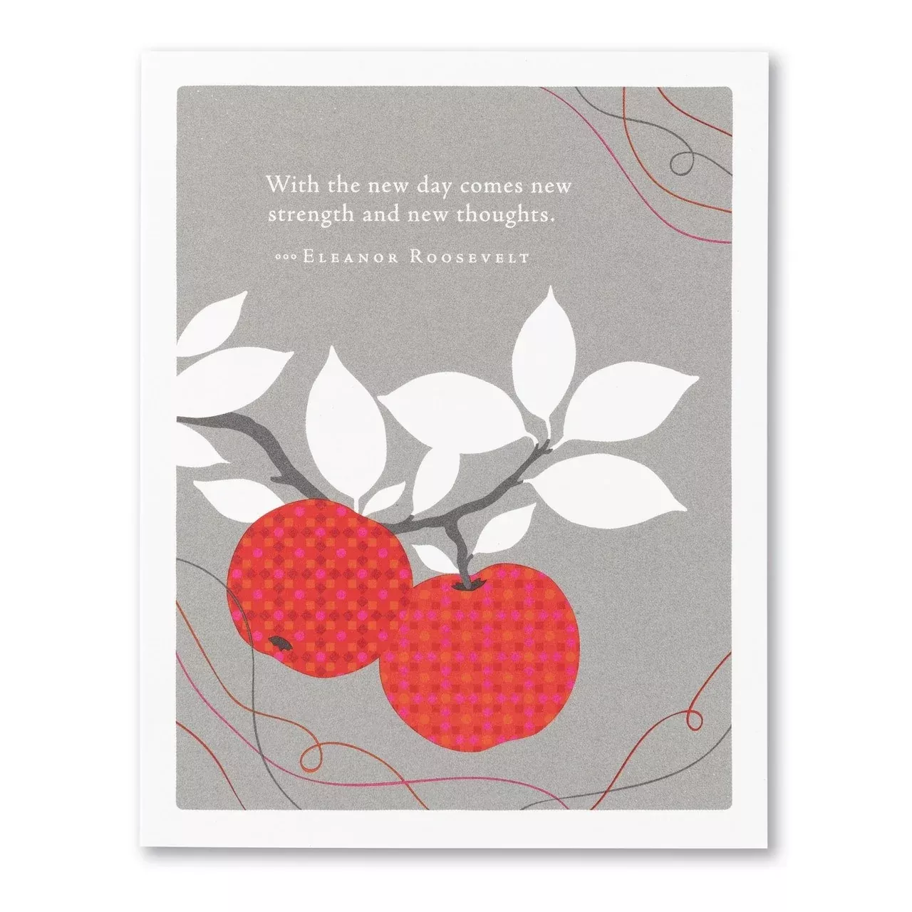 Positively Green - Get Well Card, With The New Day