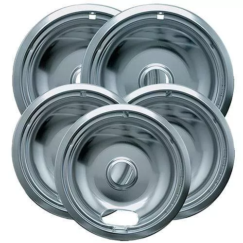 Range Kleen Plated Drip Pans Style A (Set of 5)