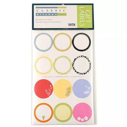 RSVP Assorted Canning Labels (Set Of 48)